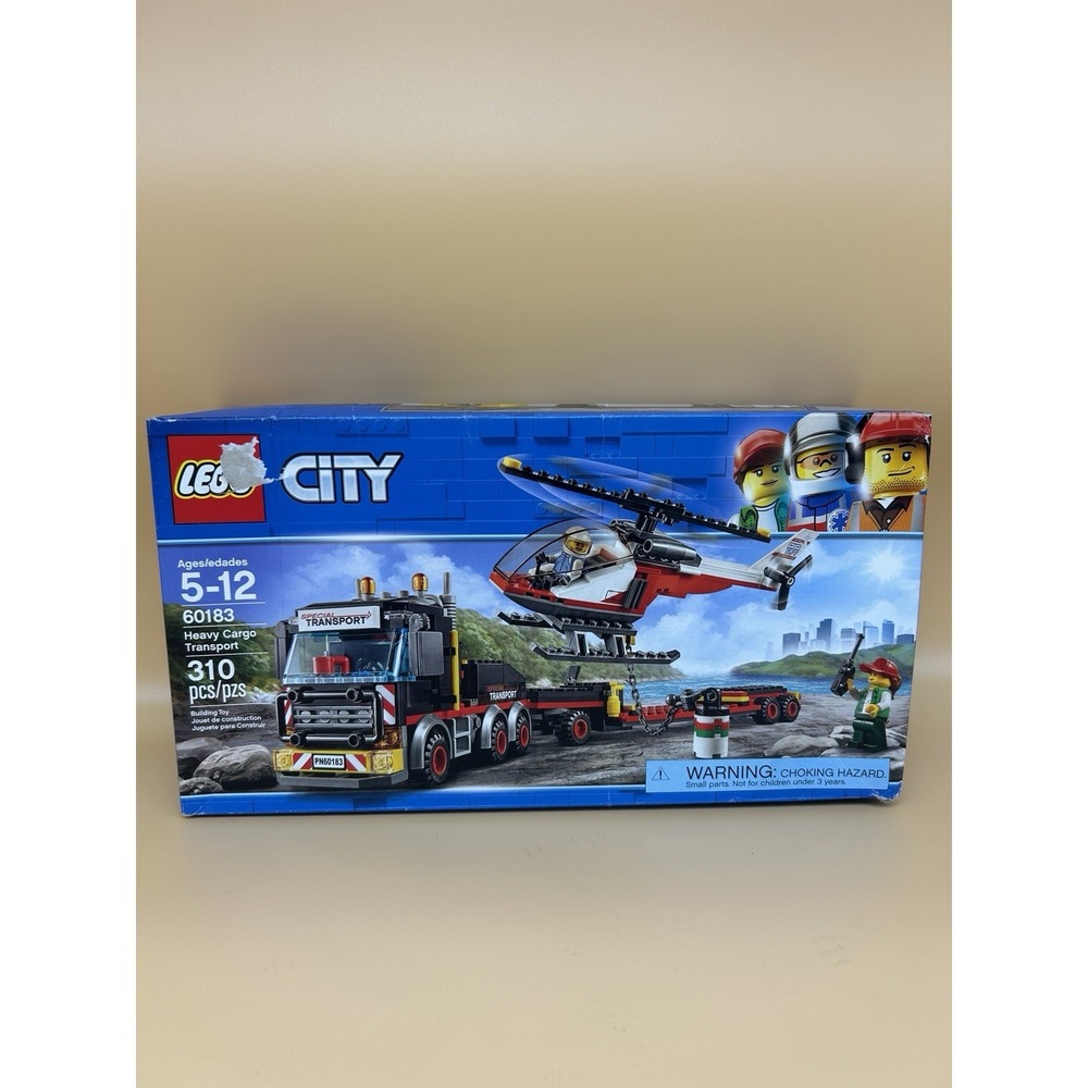 LEGO City 60183 Heavy Cargo Transport Retired New Sealed Box Damage